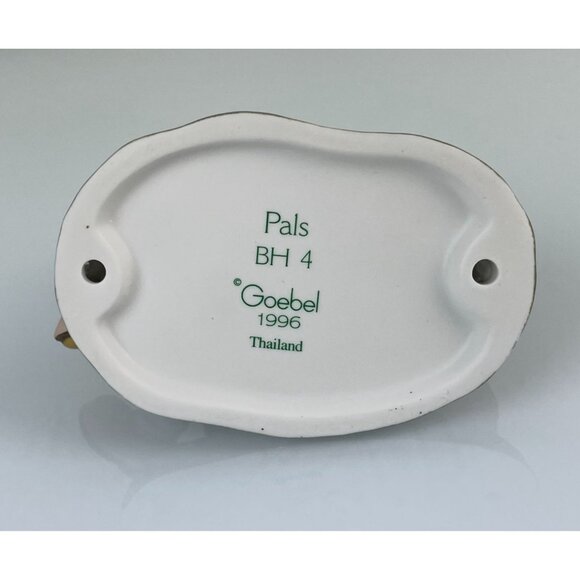 Vintage Berta Goebel 1996 "PALS" Boy Playing with Black Dog Figurine, Home Decor - Picture 8 of 8